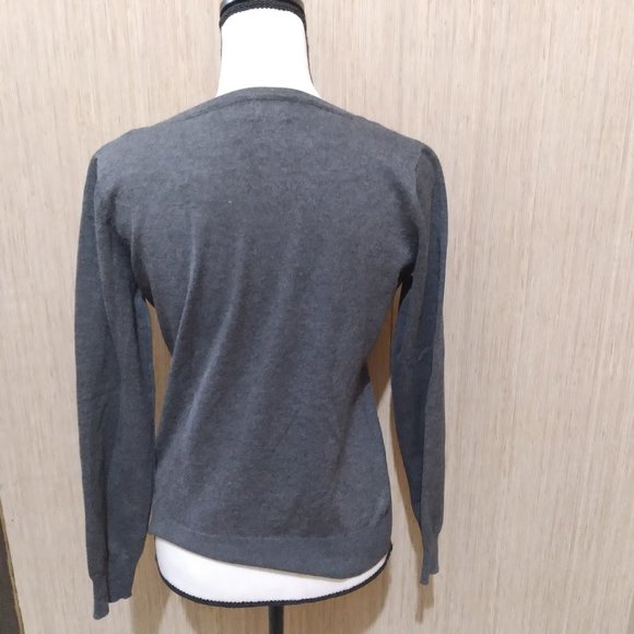 Cielo gray crew neck pullover size L - Picture 4 of 5